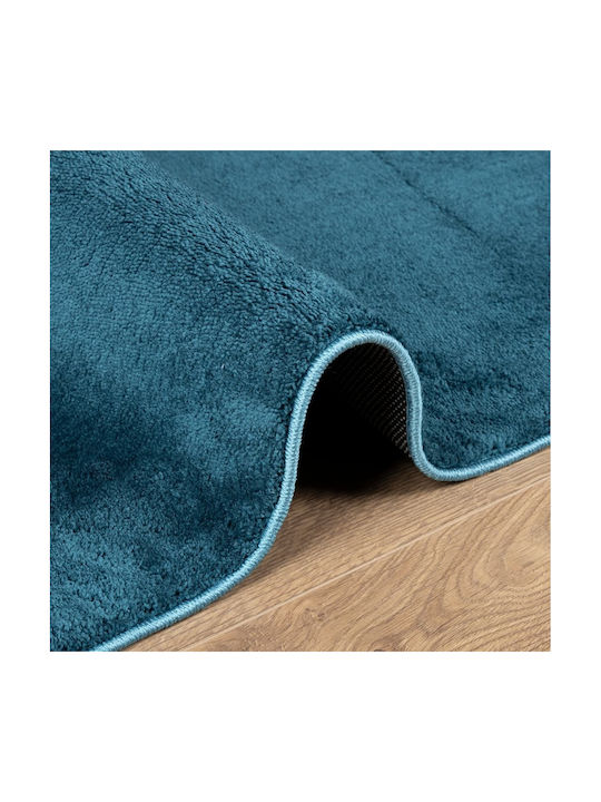 vidaXL Oviedo Χαλί Ορθογώνιο Τιρκουάζ 120x120cm