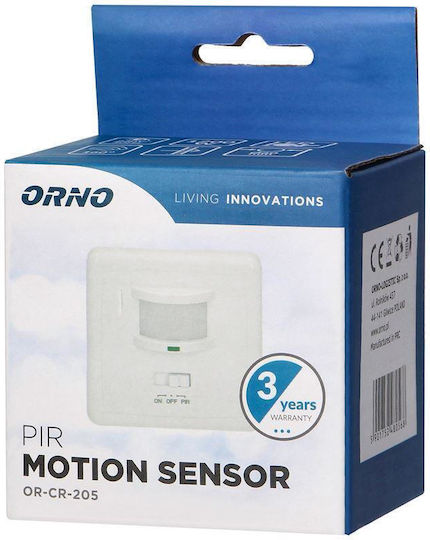 Orno Wired Motion Sensor 140° Detection Scope 9m