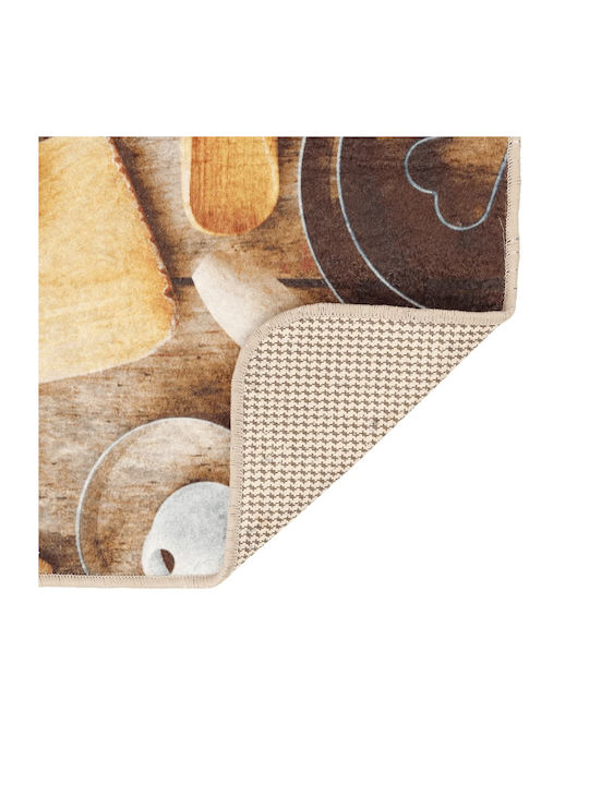 vidaXL Kitchen Mat Runner with Anti-slip Underlay Colorful 60x180εκ.