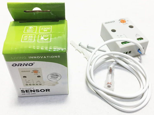 Orno Adjustable Day / Night Photocell 2-100 Lux IP65