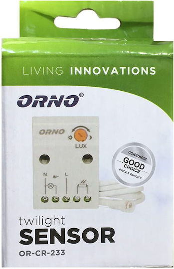 Orno Adjustable Day / Night Photocell 2-100 Lux IP65