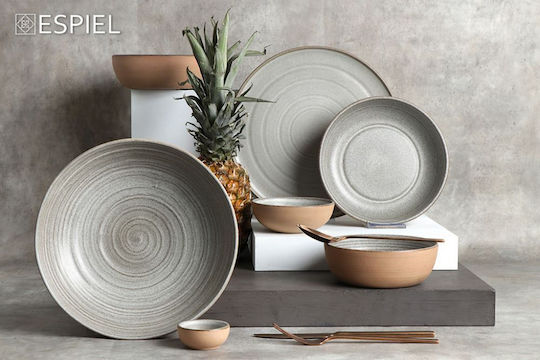 Salatieră Ceramică Gri 16cm 6buc