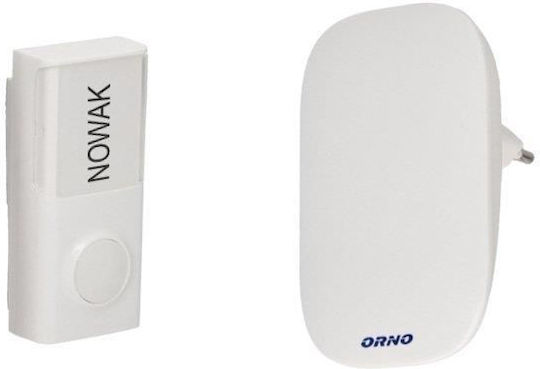 Orno Wireless Door Bell White