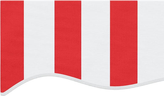 vidaXL Replacement Awning Red with PU Coating 3.5x6m