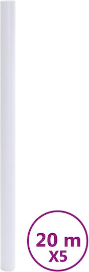 vidaXL Αυτοκόλλητο Βιτρίνας Αμμοβολής 45cm x 20m Λευκό 3206467 1τμχ