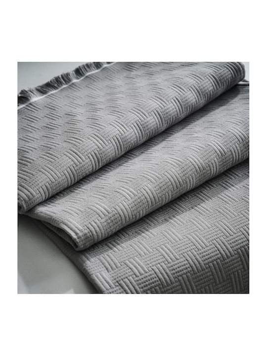 Gofis Home Ριχτάρι Τριθέσιου Καναπέ Ilania 180x310εκ. Rock Grey 318
