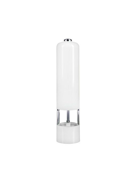 Esperanza Set Electric Râșnițe Condimente din Plastic în Culoare Alb 23cm 1buc