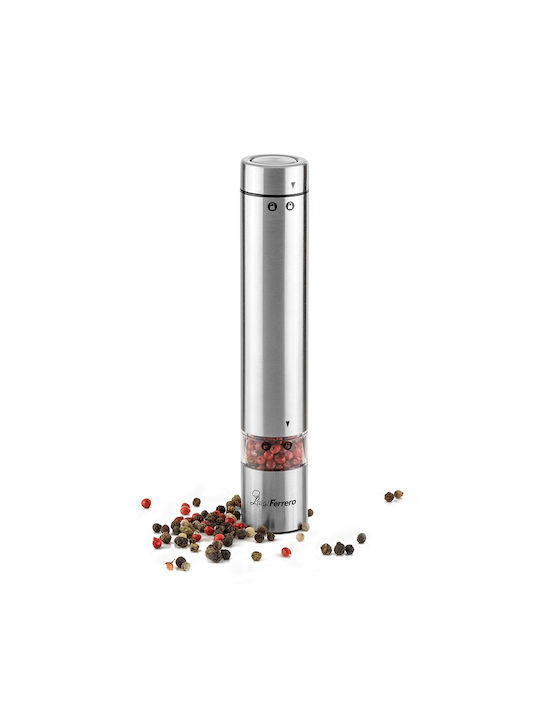 Luigi Ferrero FR-306E Electric Inox Pepper Mill Silver