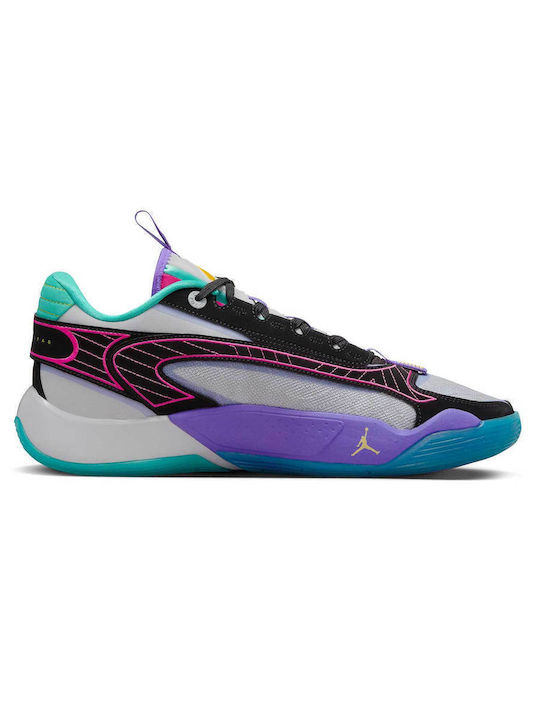 Luka 2 Χαμηλά Μπασκετικά Παπούτσια Wolf Grey / Μαύρο / Hyper Jade / Speed Yellow