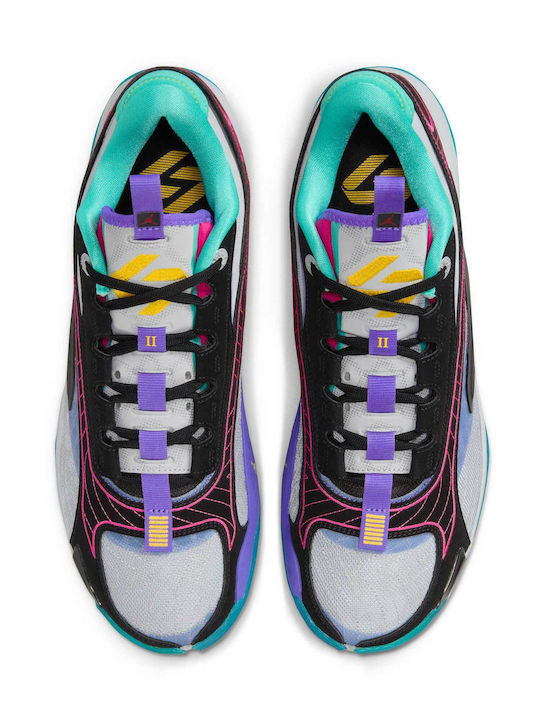 Luka 2 Χαμηλά Μπασκετικά Παπούτσια Wolf Grey / Μαύρο / Hyper Jade / Speed Yellow