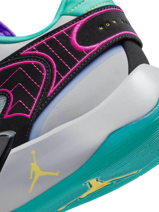 Luka 2 Χαμηλά Μπασκετικά Παπούτσια Wolf Grey / Μαύρο / Hyper Jade / Speed Yellow
