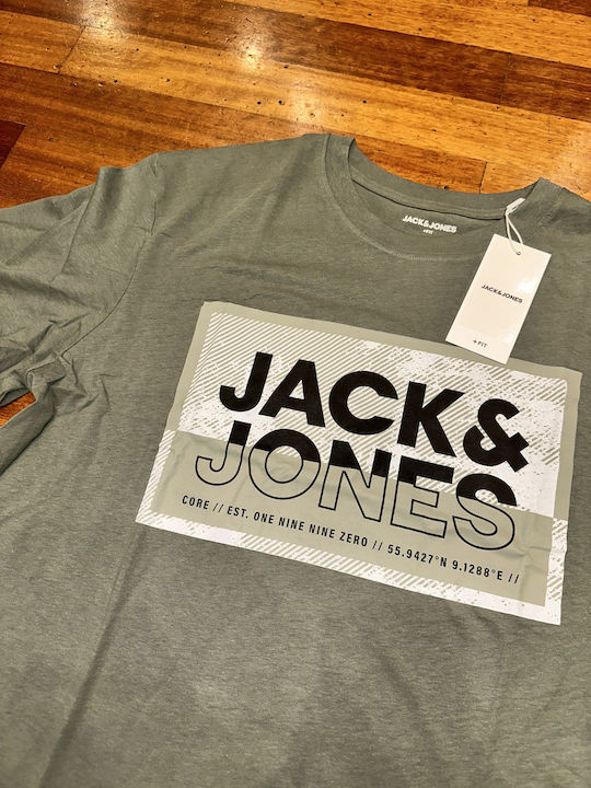 Jack & Jones Men's Short Sleeve T-shirt Green