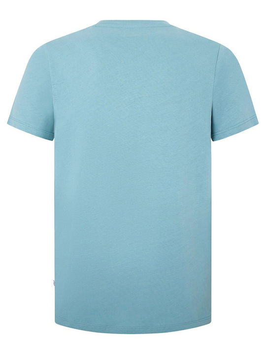 Pepe Jeans Ανδρικό T-shirt Κοντομάνικο Blue