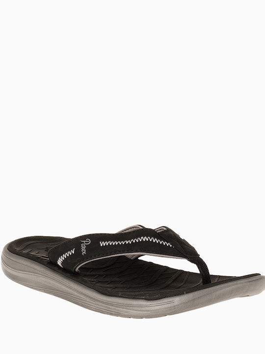 Parex Men's Flip Flops Black