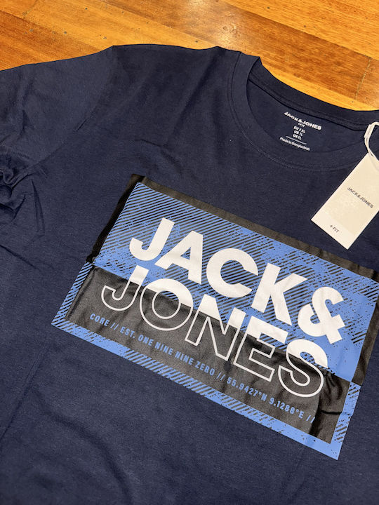 Jack & Jones Men's Short Sleeve T-shirt Navy