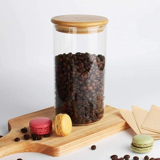 Next General Use Glass Transparent Vase with Lid 750ml
