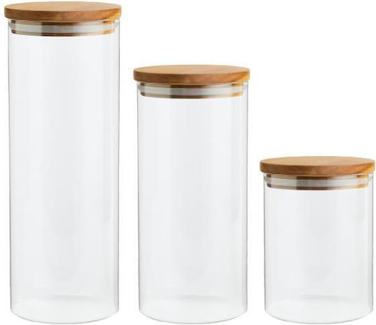Next General Use Glass Transparent Vase with Lid 500ml