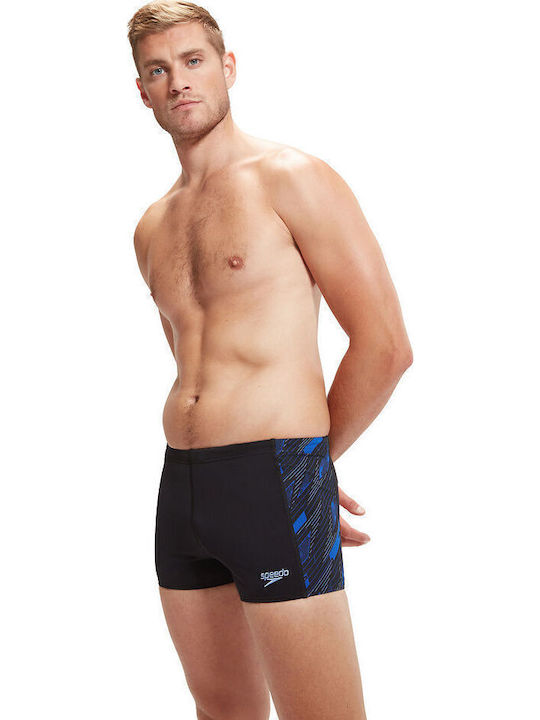Hyperboom Panel Aquashort Men's Swimwear Shorts Black-blue