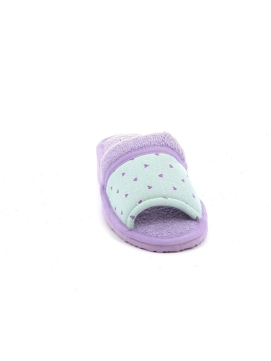 Terry Winter Women's Slippers in Purple color