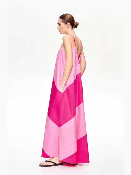 Lumina Maxi Dress Fuchsia