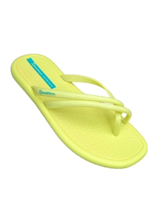 Women's Flip Flops in Yellow Color