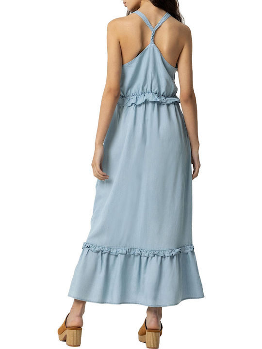 Tiffosi Denim Kleid Ganztägig Blau