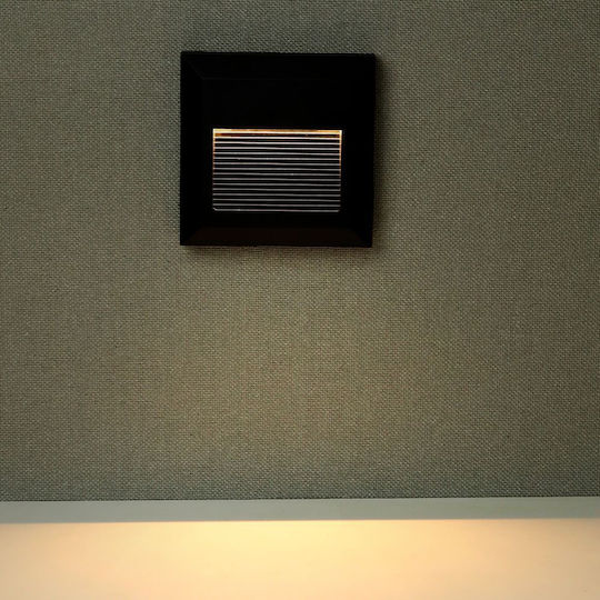 V-TAC Lampă De Tavan Led Încorporat 2W 4000K 12.4x12.4cm Etanșă