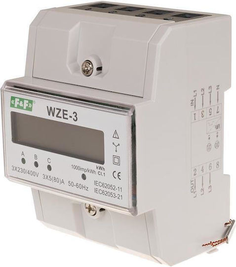 F&F Instrument De Măsurare Panou Electric Digital Trifazat WZE-3