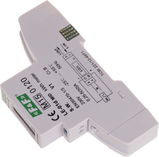 F&F Elektrische Messgeräte Digital Schiene Monofasig LE-01d