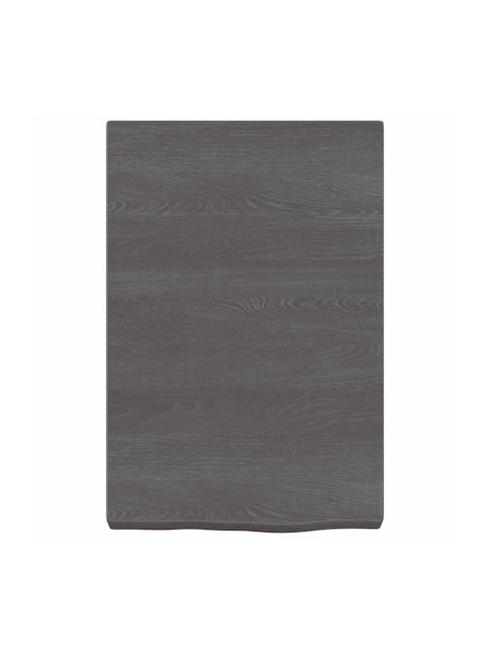 vidaXL Баня Суета Единица от Масивно Дърво 40x60x2см 3156196