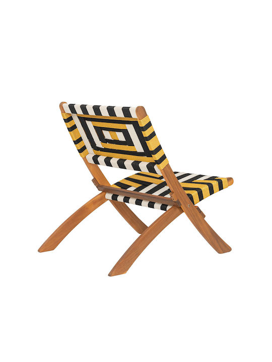 Καρέκλα Εξωτερικού Χώρου Ξύλινη Verano Multicolor 78x60x72.5εκ.