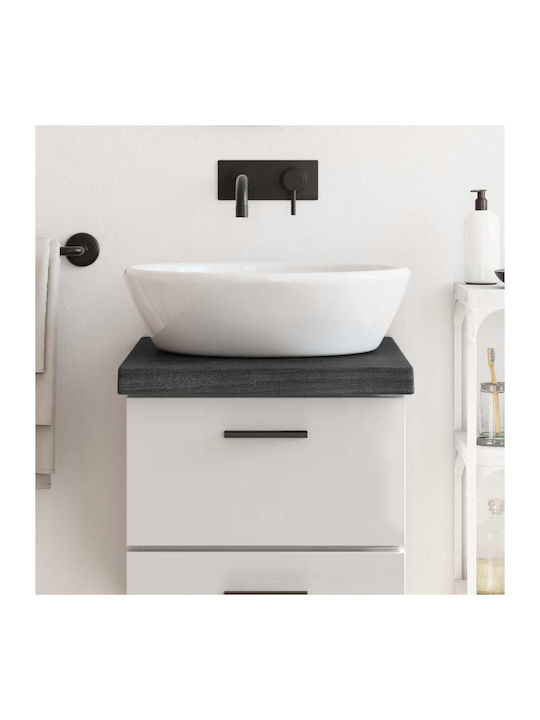 vidaXL Bathroom Vanity Unit made of Solid Wood in Brown Color 40x60x2cm 3156196 1pcs