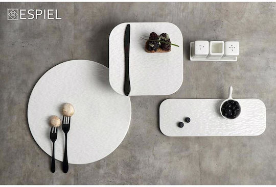 Espiel Siders Salt and Pepper Set Porcelain with Stand 2pcs
