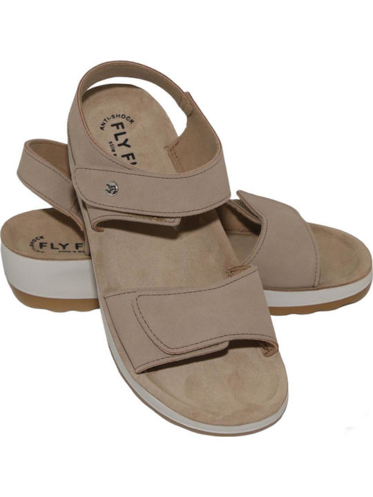 Anatomische Damenplattformen Beige