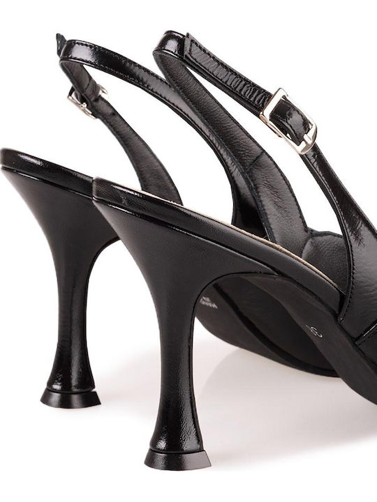 Pumps mit Riemchen Schwarz