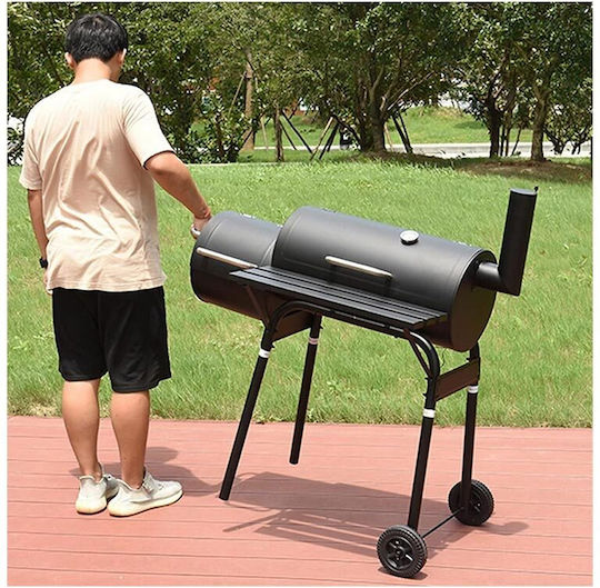 Barbecue Portable Charcoal Grill with Lid 115cmx54cm