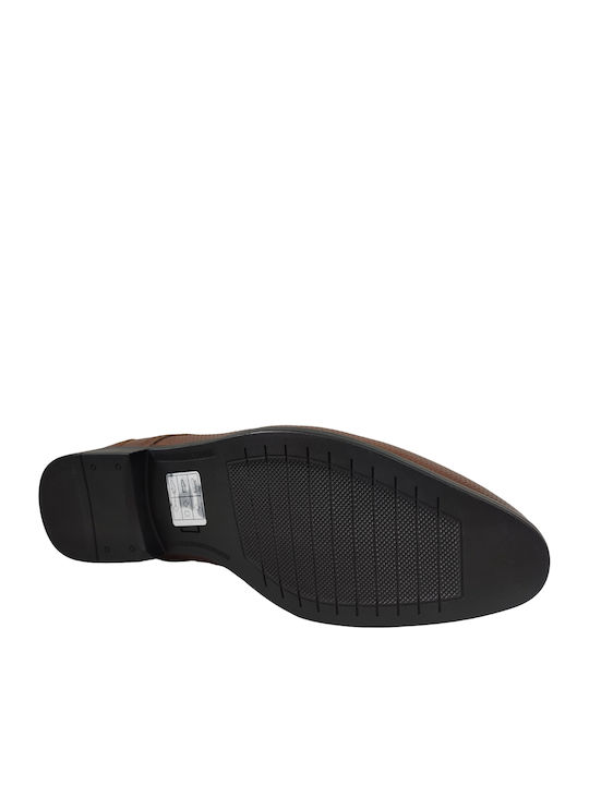 Men's Synthetic Leather Casual Shoes Tabac Brown