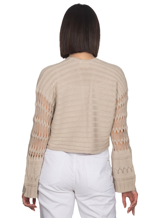 Vera Beige Damen Bolero