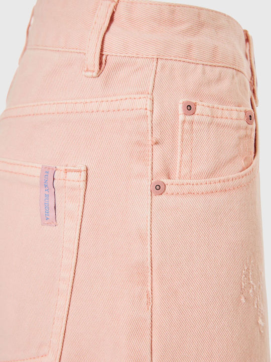 Women's Bermuda Shorts Jean Pink