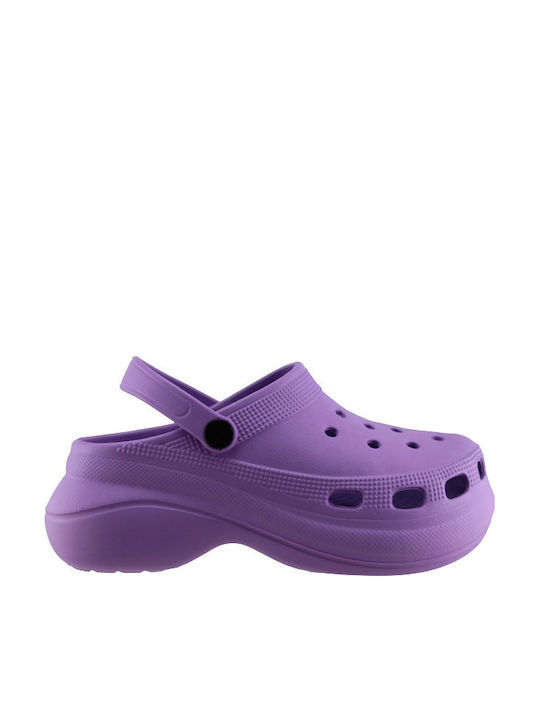 Adam's Shoes Women's Clogs Purple