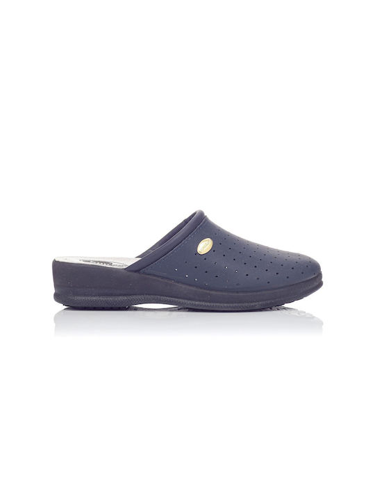 Sunshine Leather Anatomic Clogs Blue