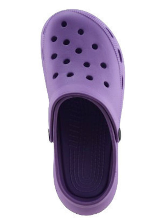 Adam's Shoes Women's Clogs Purple