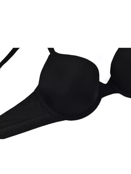 Emporio Armani Push Up Bra Black