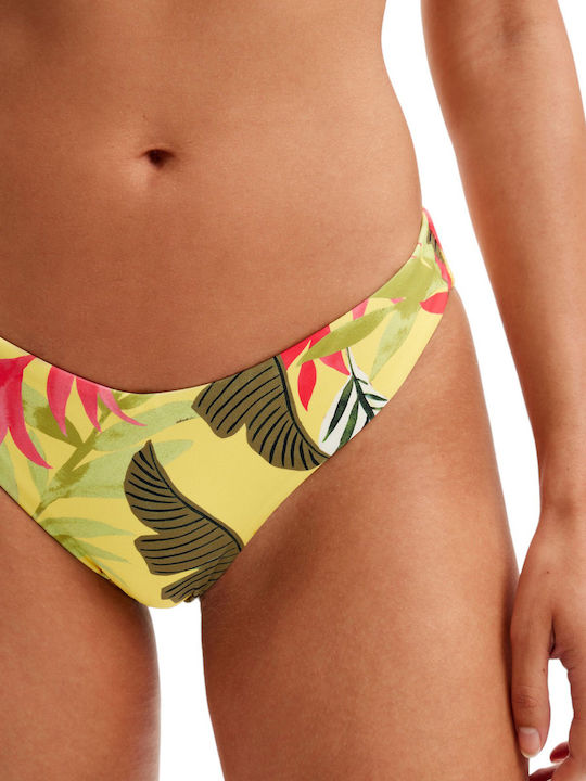 Palms Bikini Slip Blumen