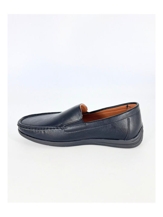 Men's Synthetic Leather Moccasins Black