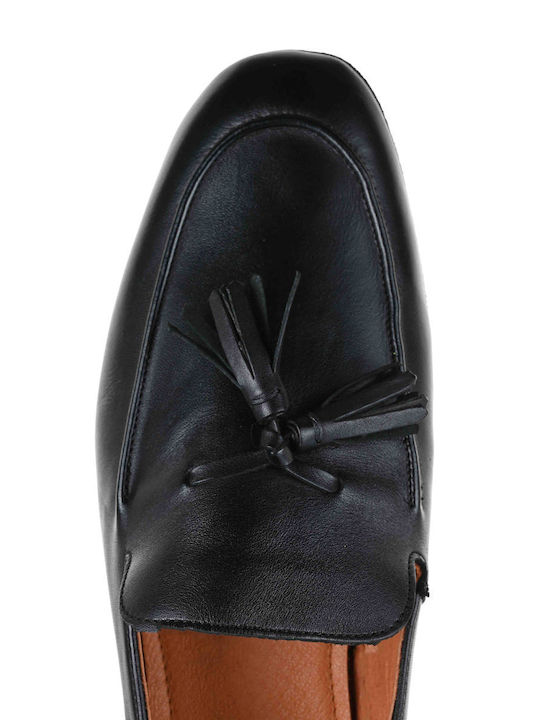 Ambitious Men's Leather Moccasins Black