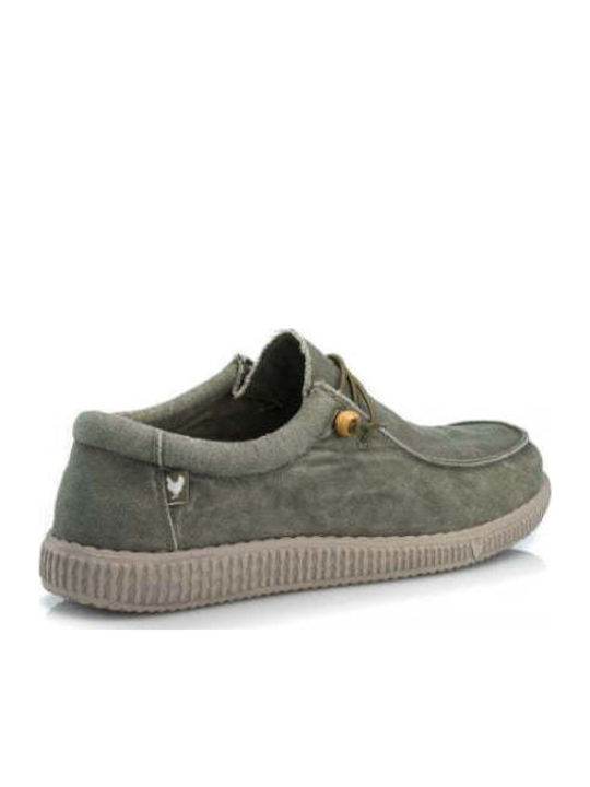 Men's Leather Moccasins Green