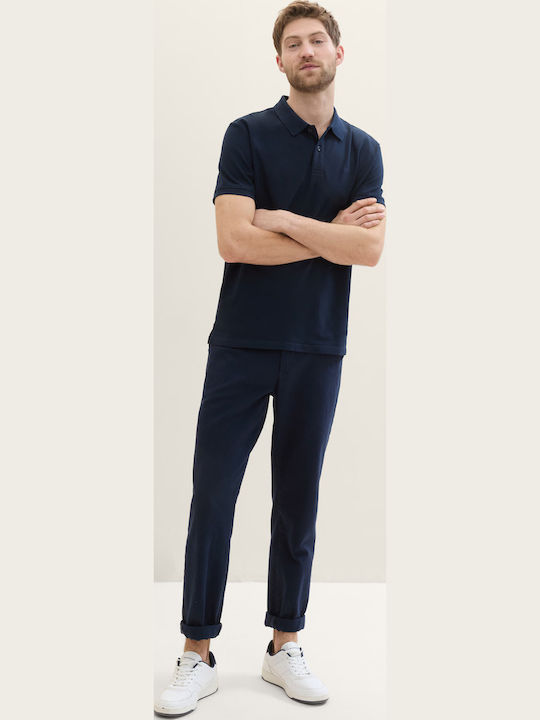 Basic Polo T-shirt Μπλε