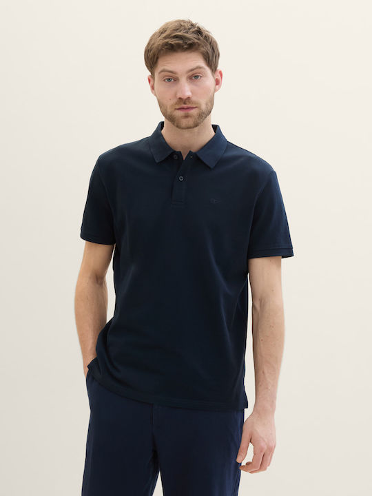 Basic Polo T-shirt Μπλε