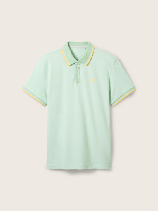 Tom Tailor Ανδρική Μπλούζα Polo White Mint